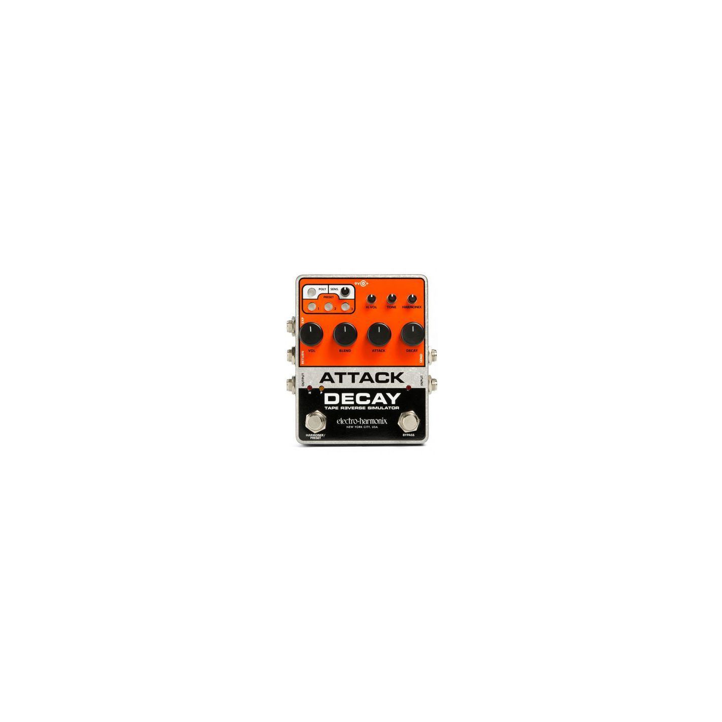 ELECTRO HARMONIX ATTACK DECAY TAPE REVERSE SIMULATOR