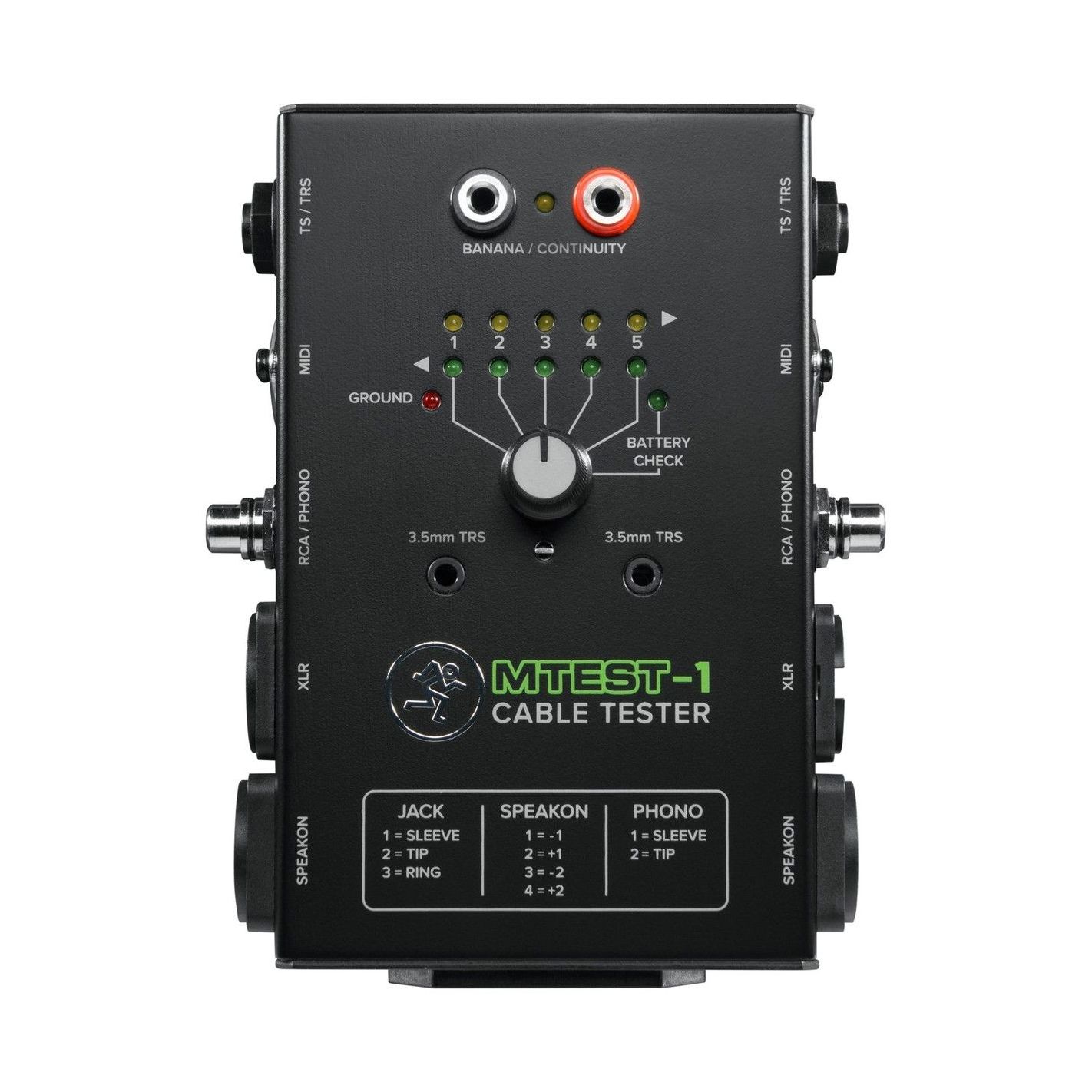 MACKIE MTEST-1 CABLE TESTER