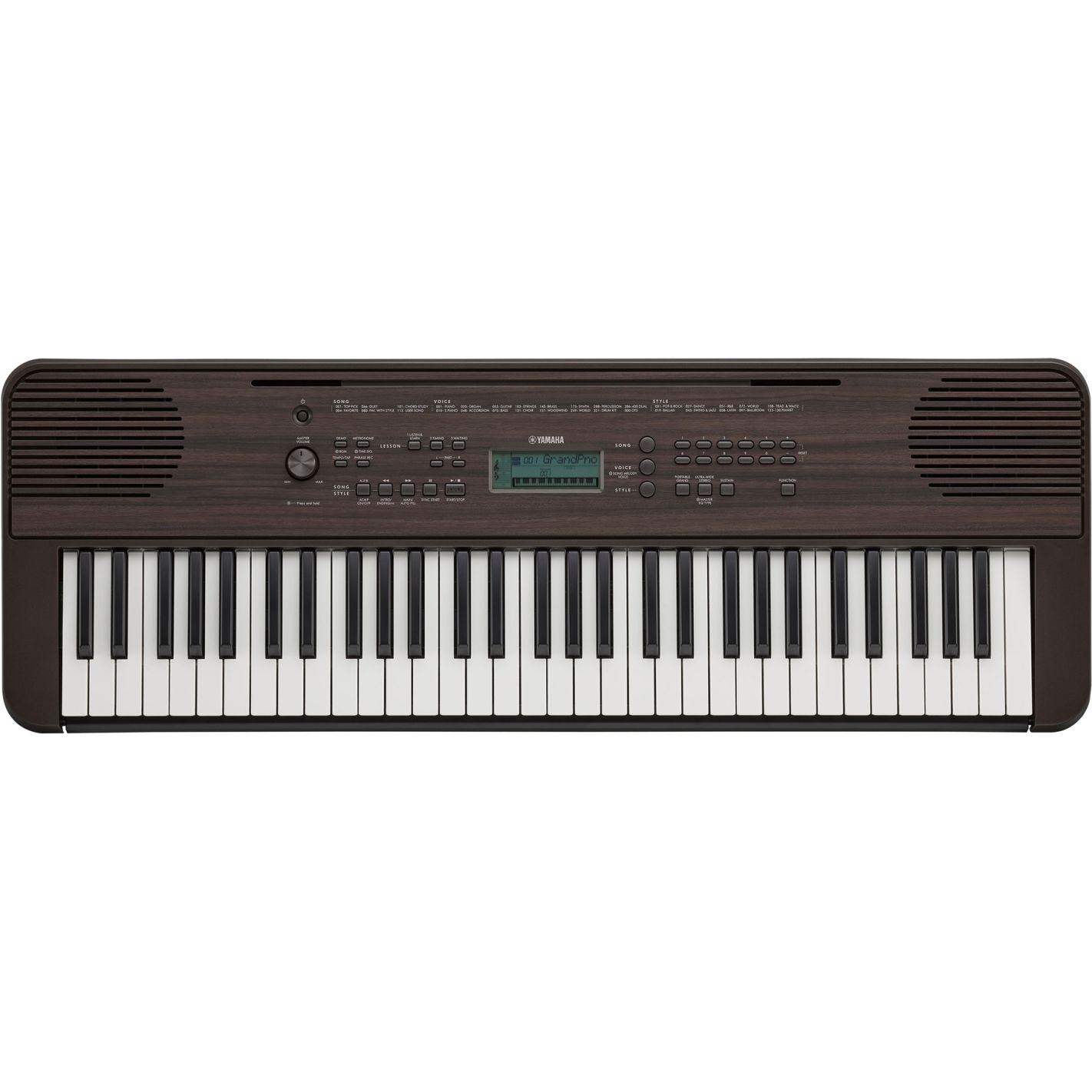 YAMAHA PSR-E360 DARK WALNUT
