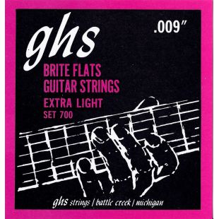 GHS BRITE FLATS EXTRA LIGHT SET 700