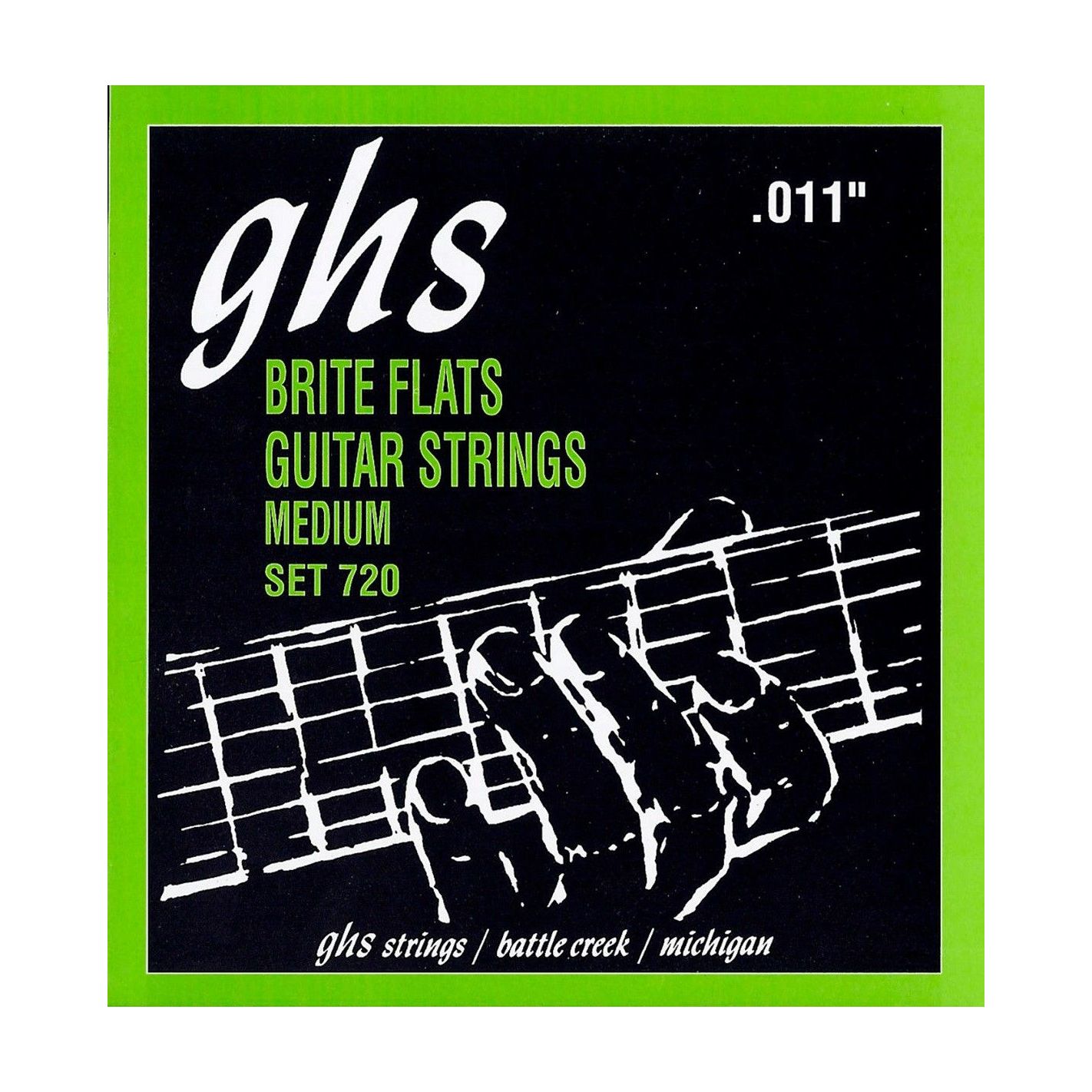 GHS BRITE FLATS MEDIUM SET 720