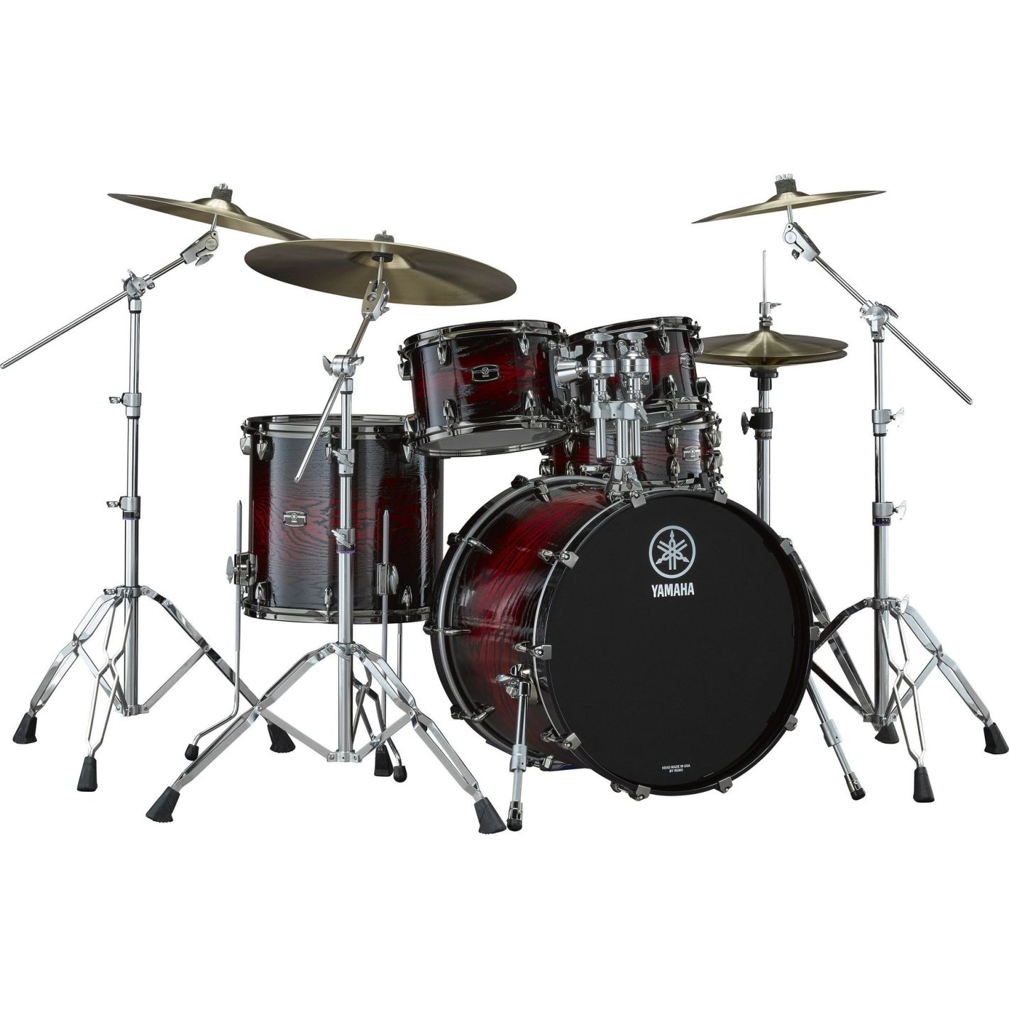 YAMAHA LIVE CUSTOM HYBRID OAK ROCK MAGMA SUNBURST