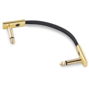 ROCKBOARD FLAT PATCH CABLE GOLD 10 CM