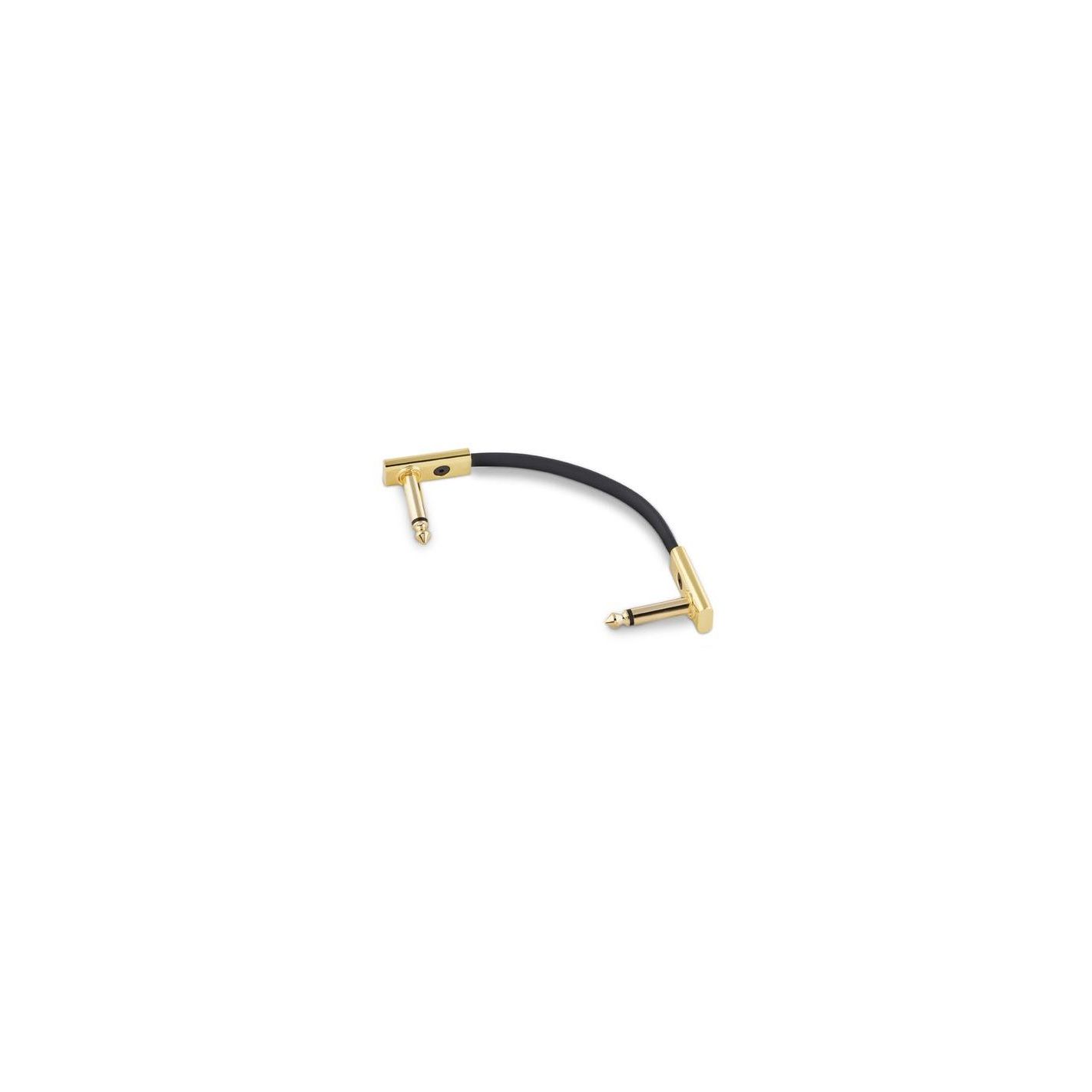 ROCKBOARD FLAT PATCH CABLE GOLD 10 CM