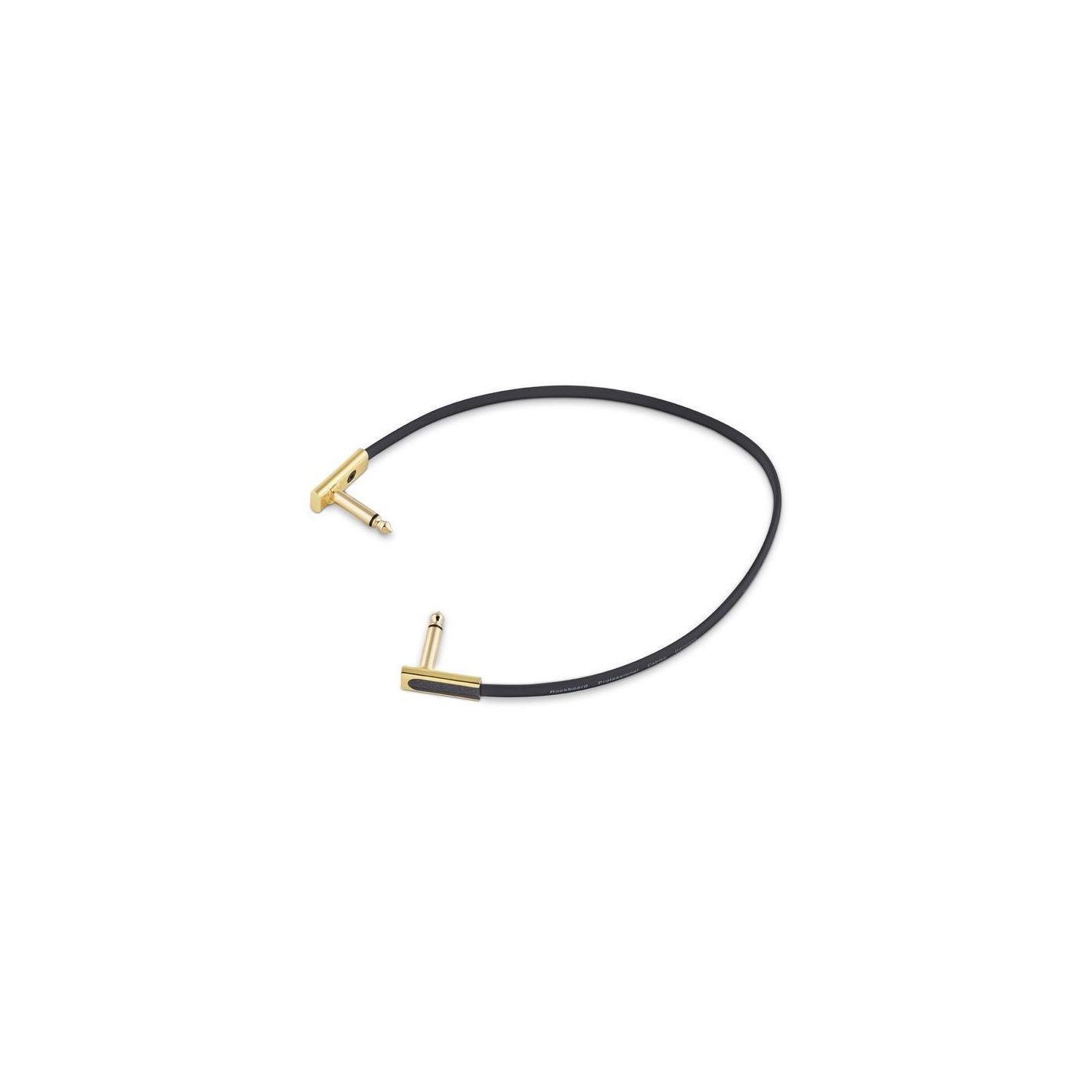 ROCKBOARD FLAT PATCH CABLE GOLD 30 CM