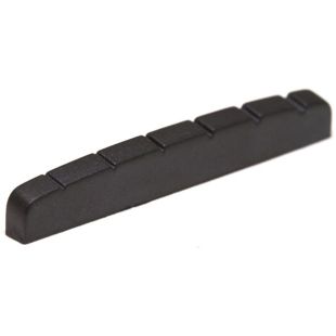 GRAPH TECH PT-5010-00 BLACK TUSQ XL FENDER STYLE FLAT BOTTOM SLOTTED NUT