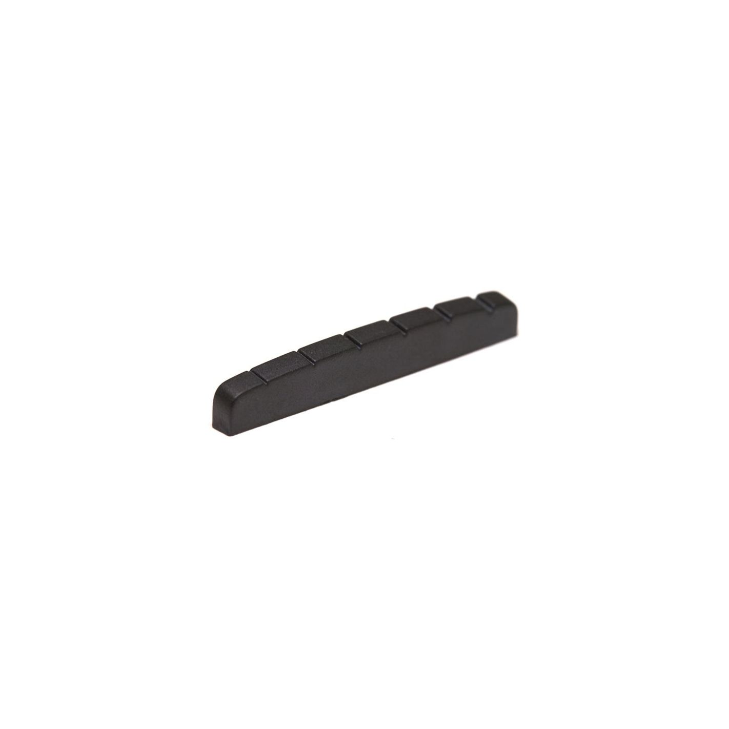 GRAPH TECH PT-5010-00 BLACK TUSQ XL FENDER STYLE FLAT BOTTOM SLOTTED NUT