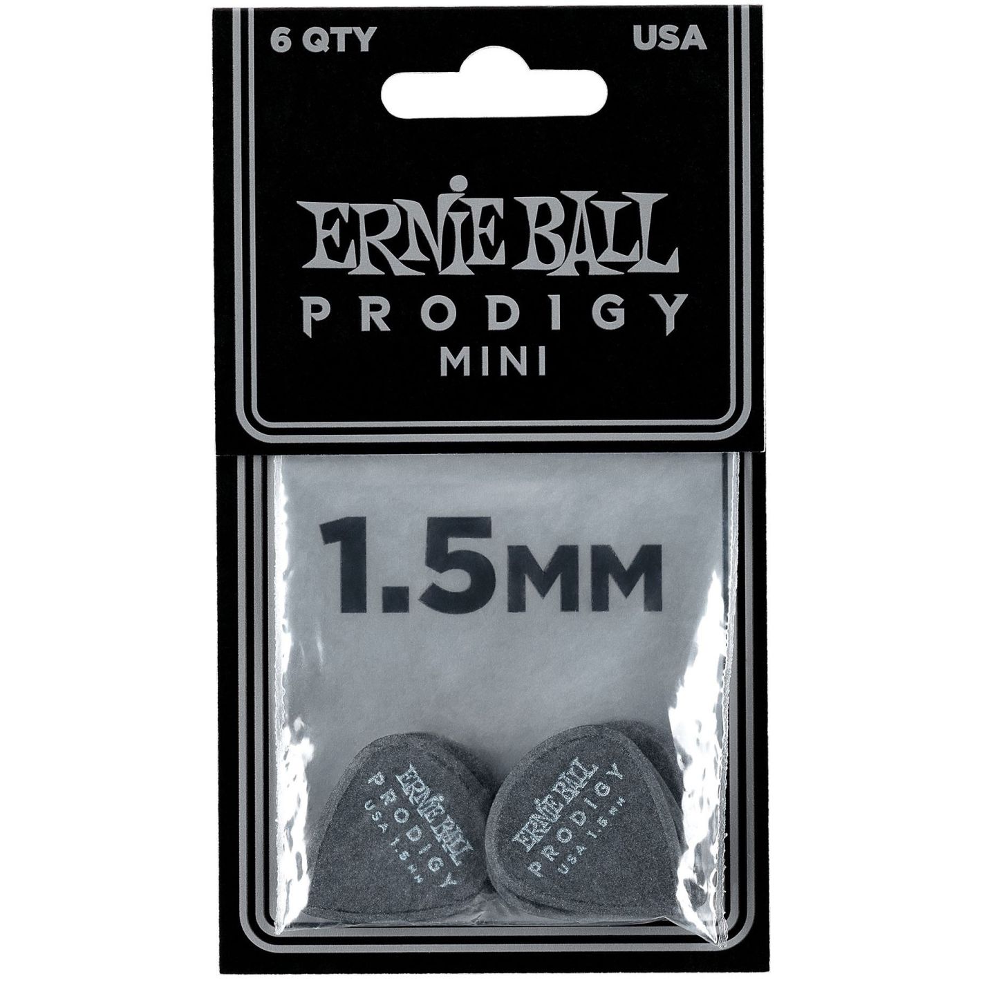 ERNIE BALL EB9200 PRODIGY PICKS 1.5 MM MINI BK