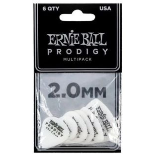 ERNIE BALL EB9343 PRODIGY PICKS 2.0 MM MULTIPACK WH