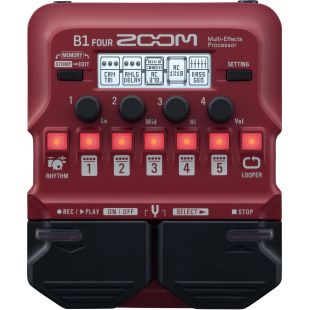 ZOOM B1 FOUR BASS MULTI EFFECT