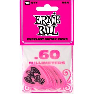 ERNIE BALL EB 9179 EVERLAST 0.60 PINK 12BAG