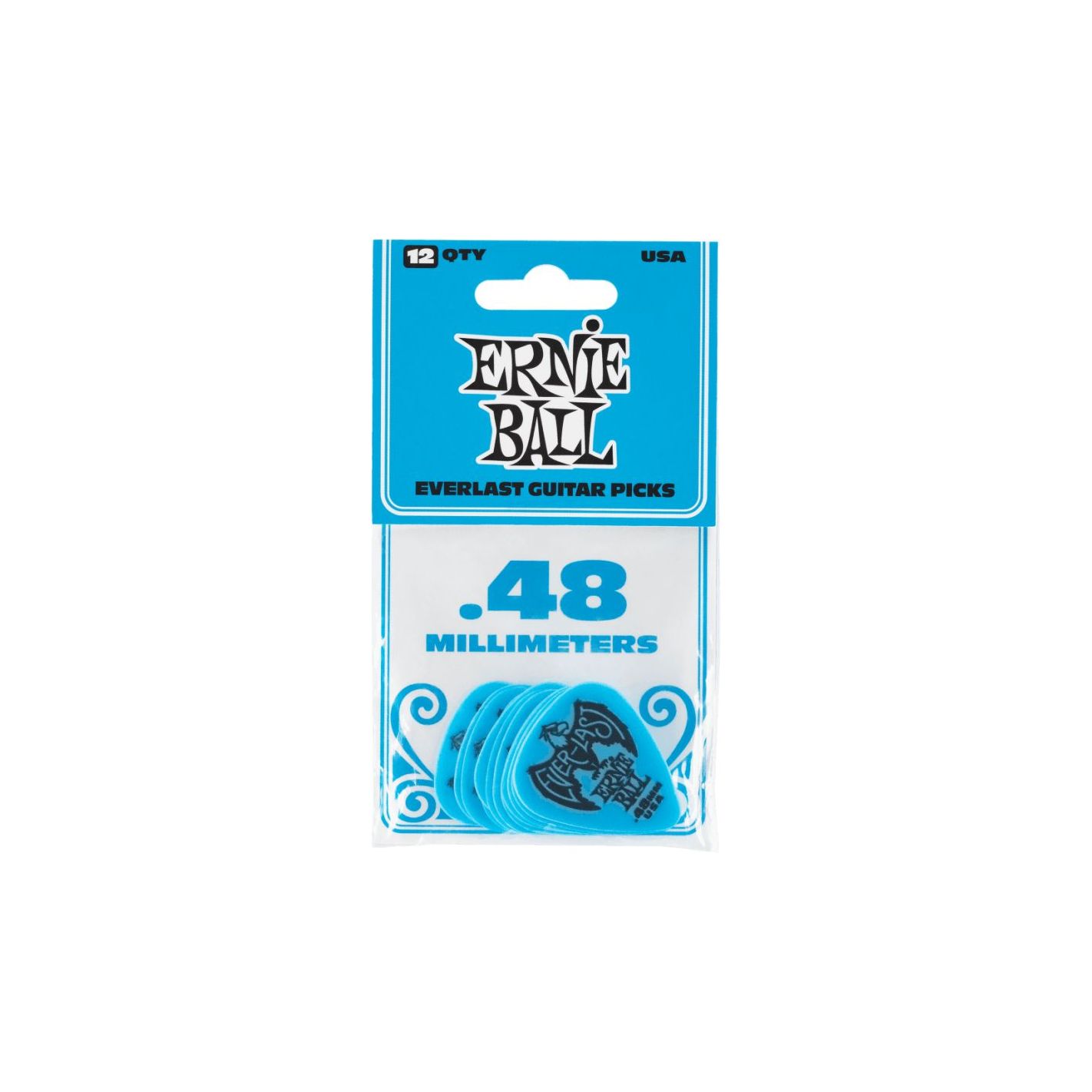 ERNIE BALL EB 9181 EVERLAST 0.48 BLUE 12BAG