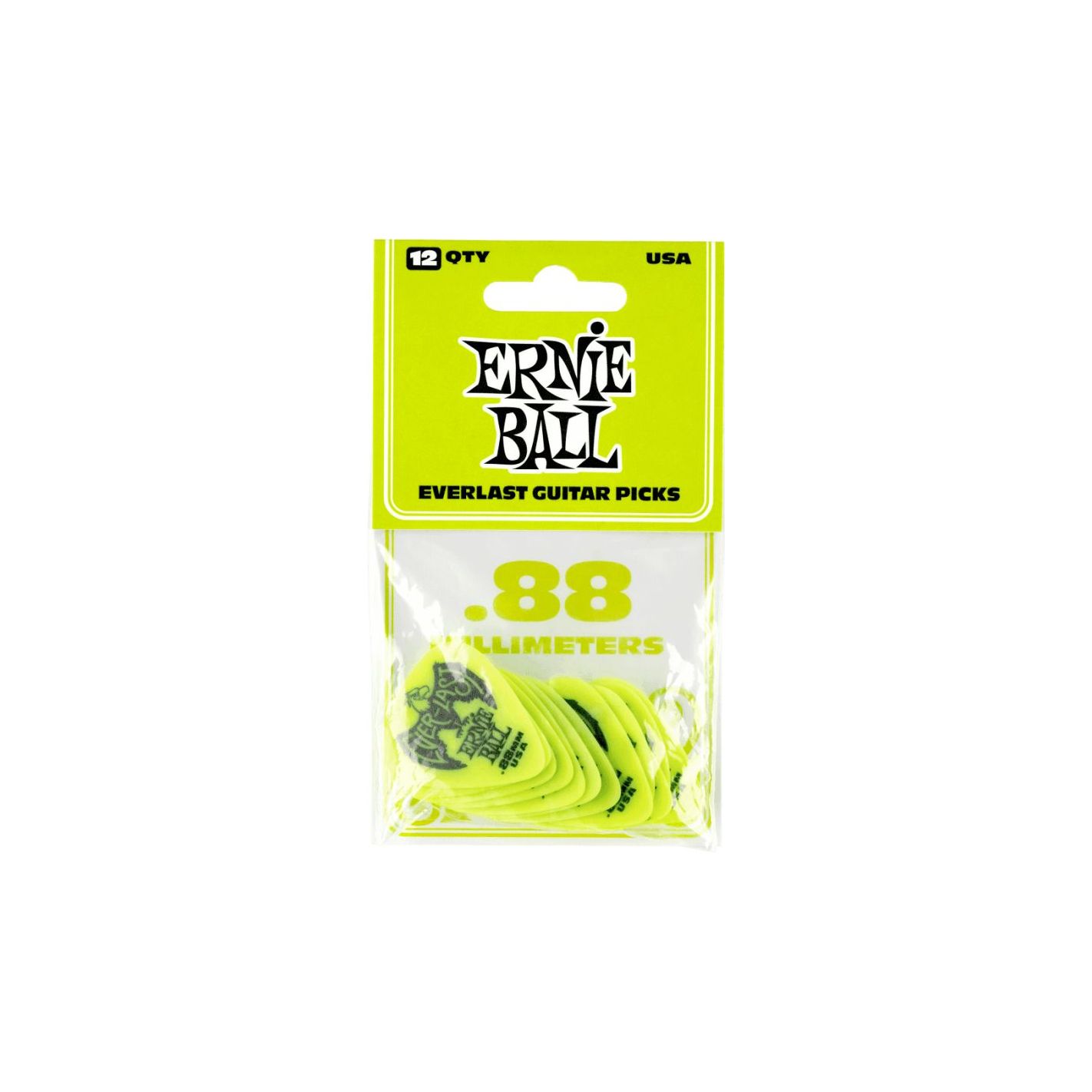 ERNIE BALL EB 9191 EVERLAST 0.88 GREEN 12BAG