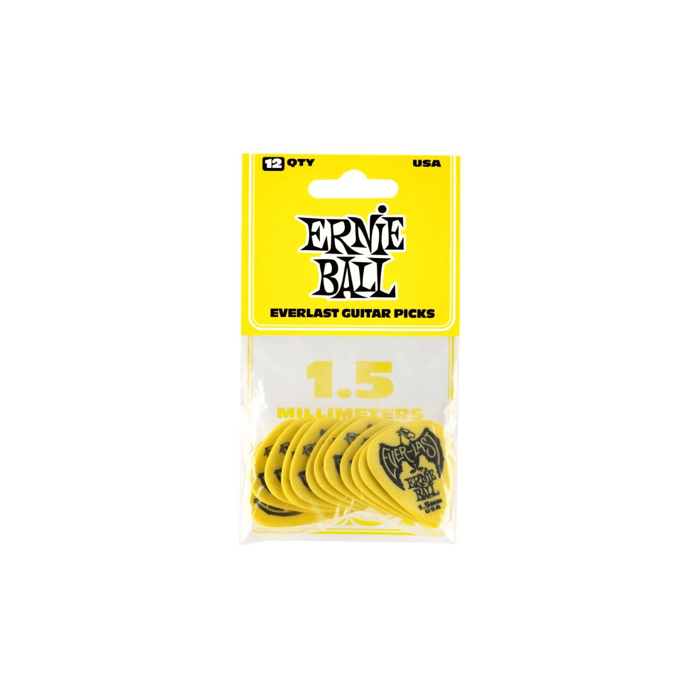 ERNIE BALL EB 9195 EVERLAST 1.50 YELLOW 12BAG