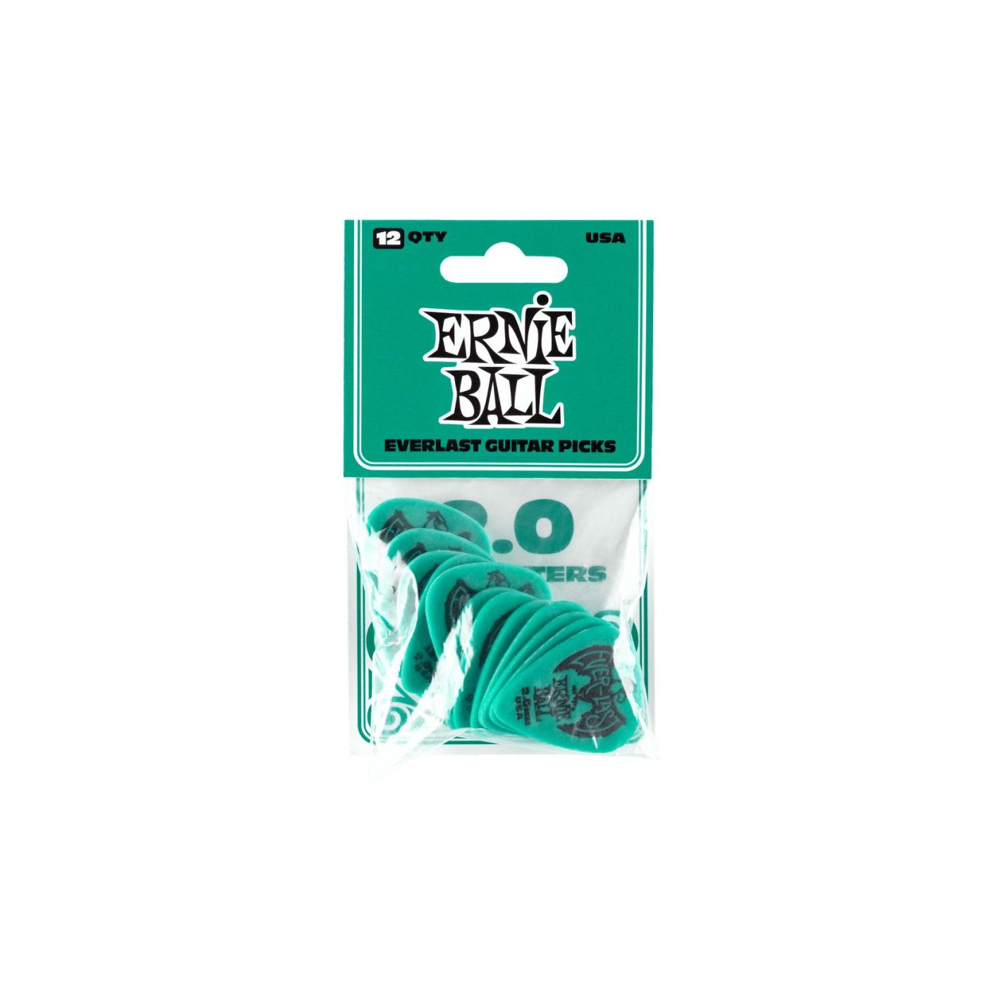 ERNIE BALL EB 9196 EVERLAST 2.00 TEAL 12BAG