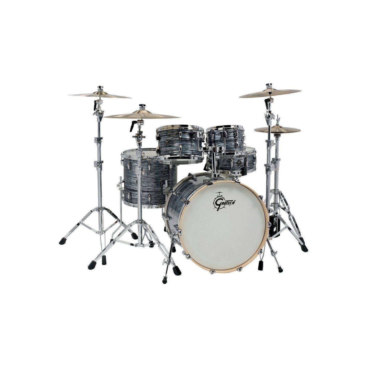 GRETSCH DRUMS RENOWN MAPLE STANDARD SILVER OYSTER PEARL