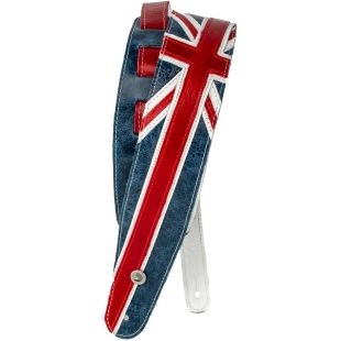 DADDARIO 50PRL03 PREMIUM LEATHER UNION JACK