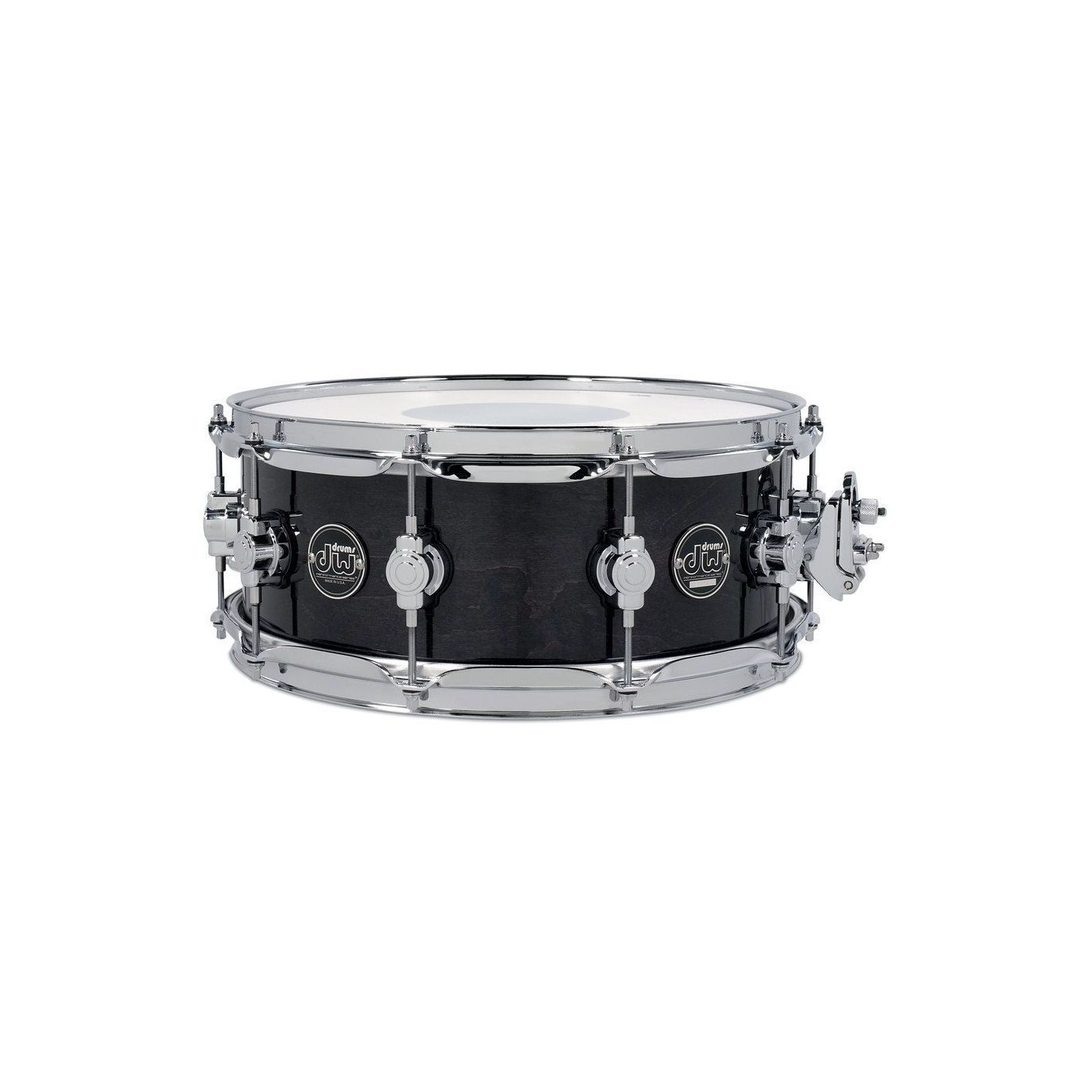 DW 14X5.5 PERFORMANCE LACQUER EBONY STAIN SNARE