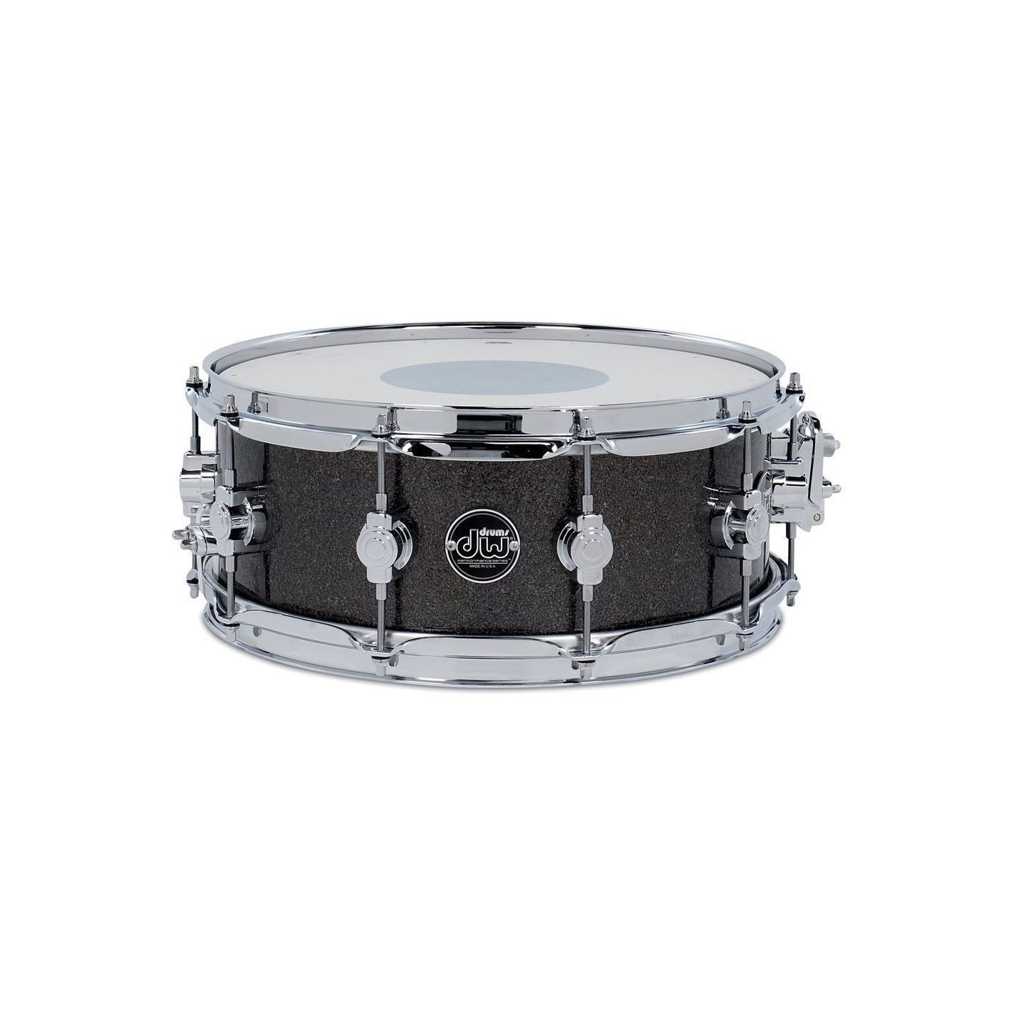 DW 14X5.5 PERFORMANCE PEWTER SPARKLE SNARE