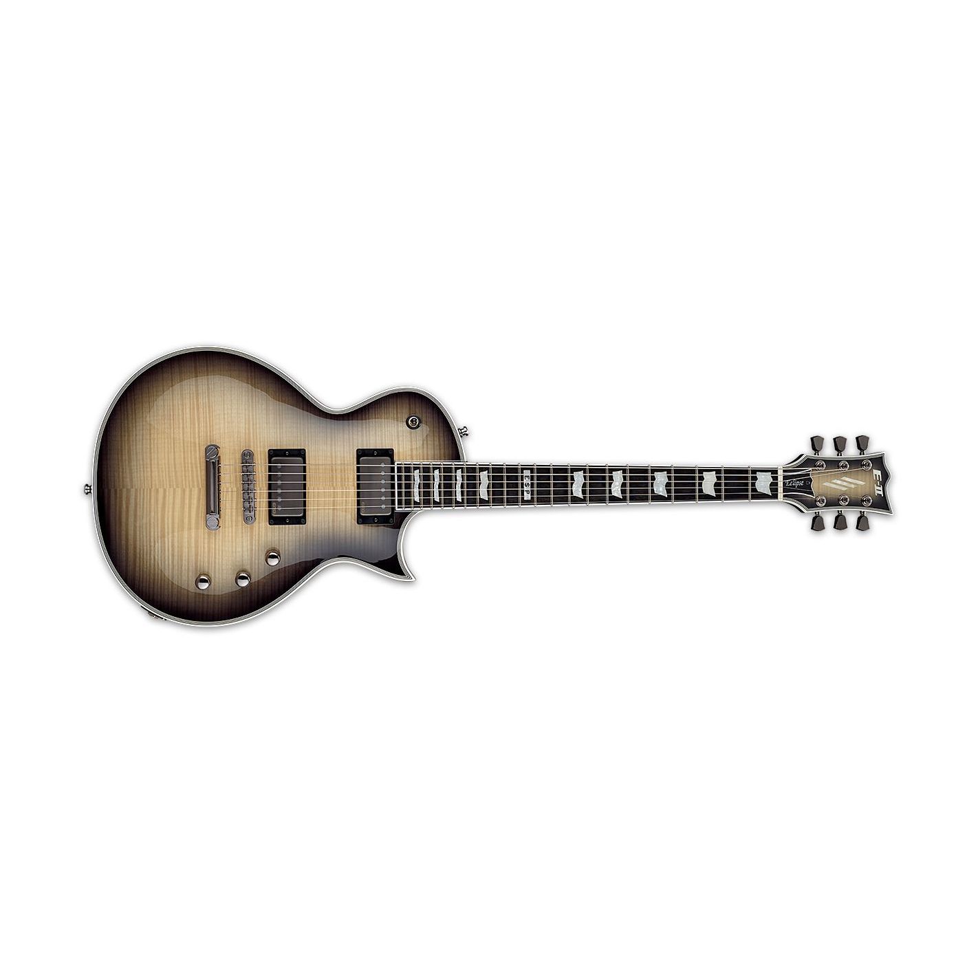 ESP E-II ECLIPSE BLACK NATURAL BURST
