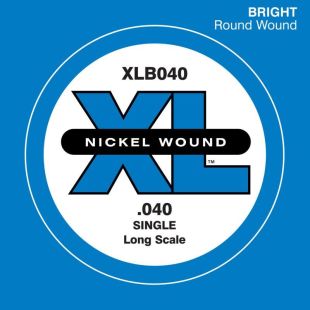 DADDARIO XLB040 BASS XL SINGLE STRING