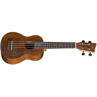VGS KT-SO-MAORI UKELELE SOPRANO MANOA KALEO TATTOO