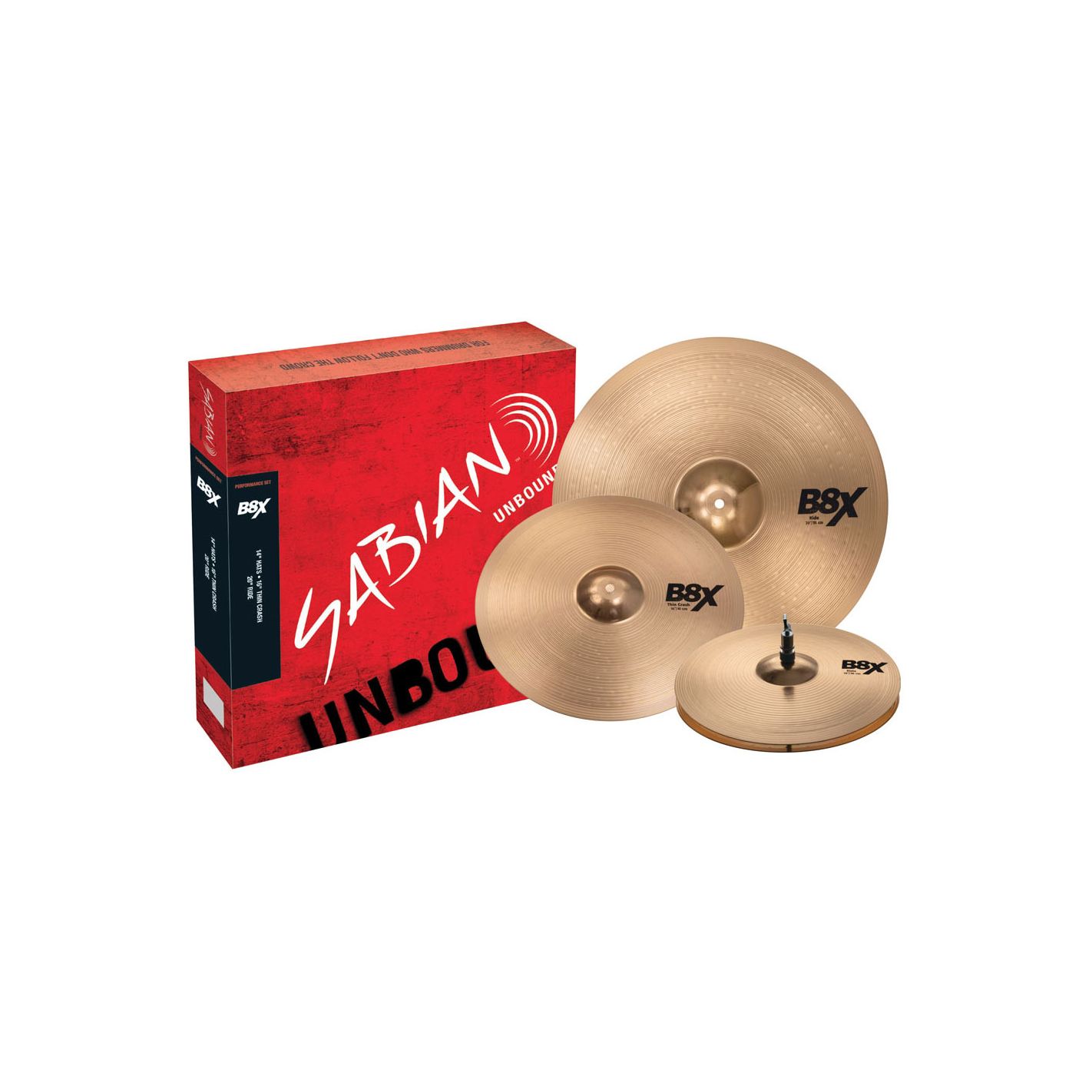SABIAN B8X PERFORMANCE SET