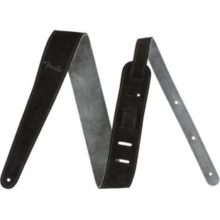 FENDER 2 SUEDE STRAP BLACK GRAY REVERSIBLE