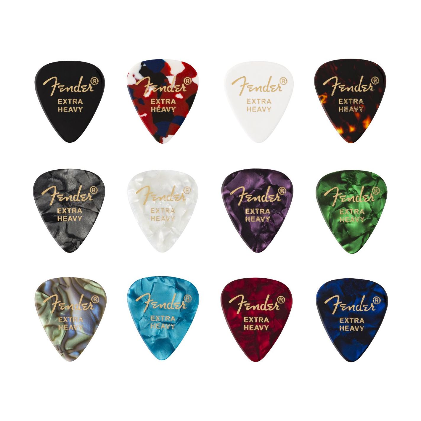 FENDER 351 CELLULOID MEDLEY 12 EXTRA HEAVY