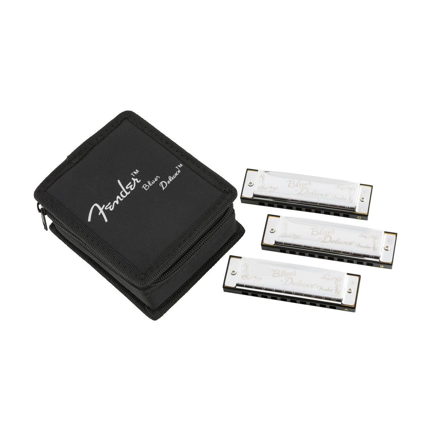 FENDER BLUES DELUXE HARMONICA 3 PACK