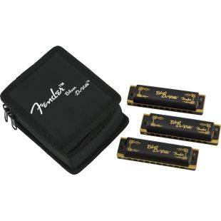FENDER BLUES DEVILLE HARMONICA 3 PACK