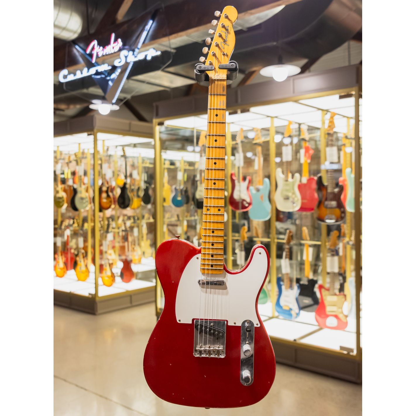 FENDER CUSTOM SHOP 57 TELECASTER JOURNEYMAN RELIC MN AGED CANDY APPLE RED