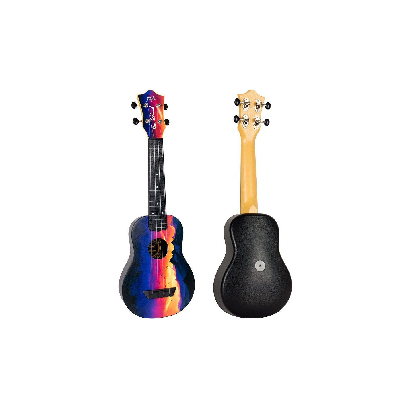 FLIGHT ELISE ECKLUND SIGN TUS EE TRAVEL SUNSET SOPRANO UKELELE