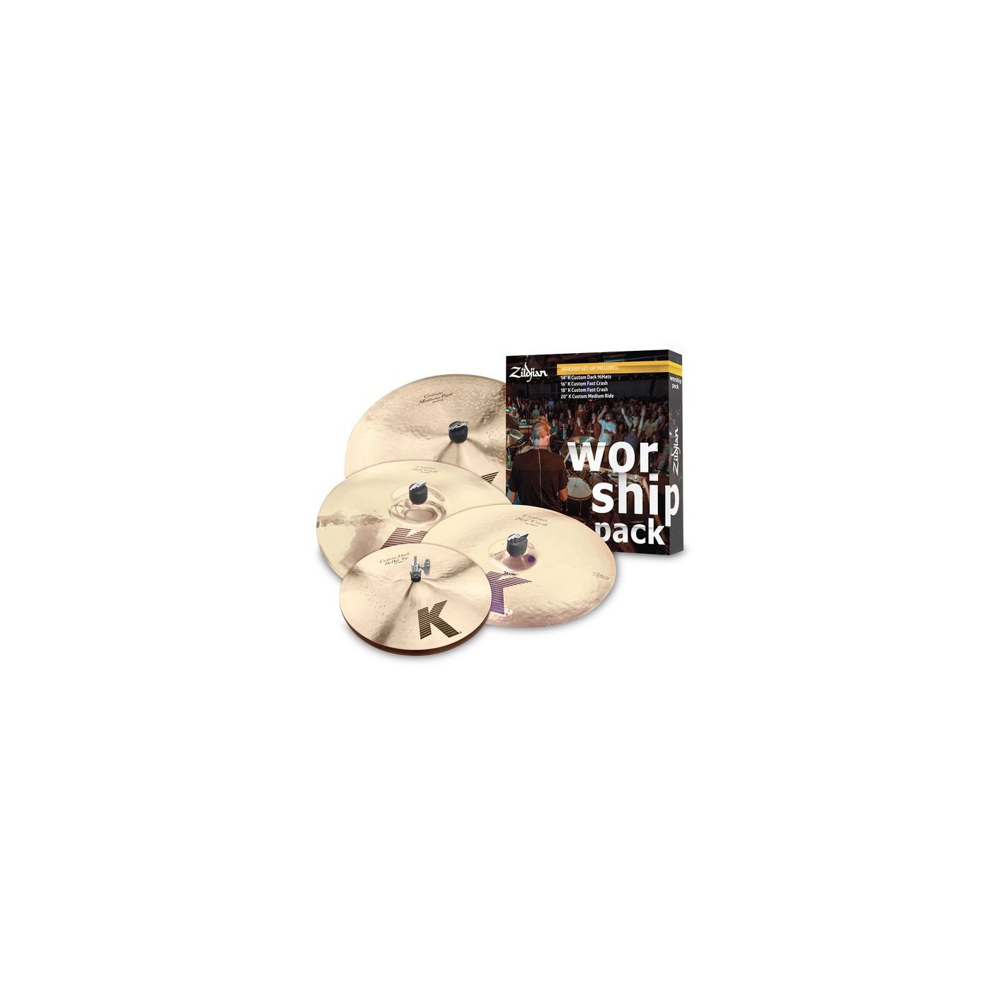ZILDJIAN K-CUSTOM WORSHIP PACK
