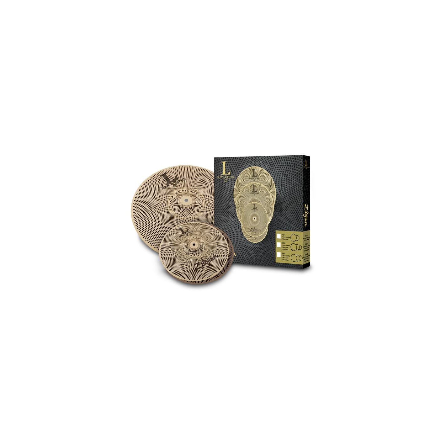 ZILDJIAN L80 LOW VOLUME CYMBAL SET 13-18
