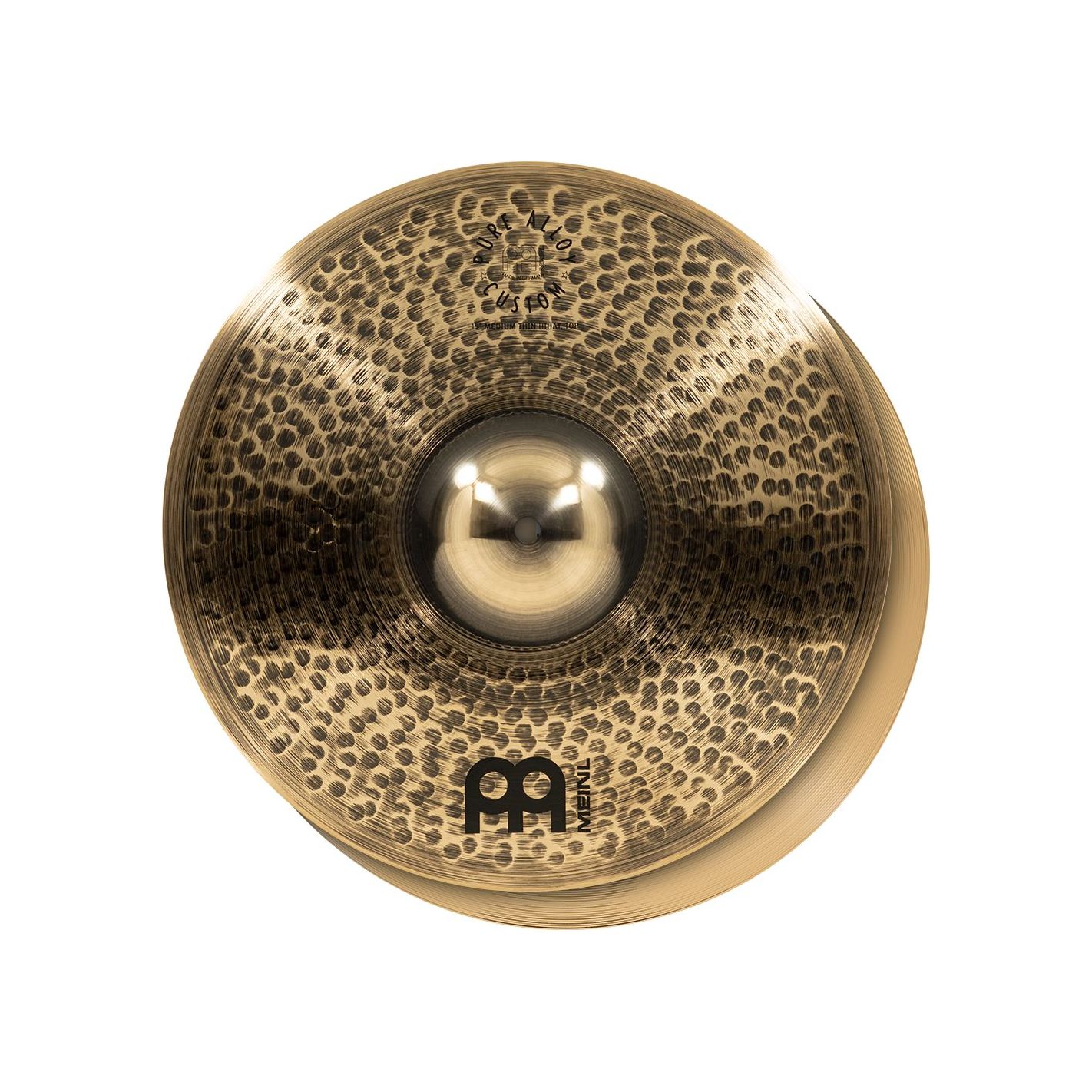MEINL PAC15MTH PURE ALLOY CUSTOM 15 MEDIUM THIN HIHAT