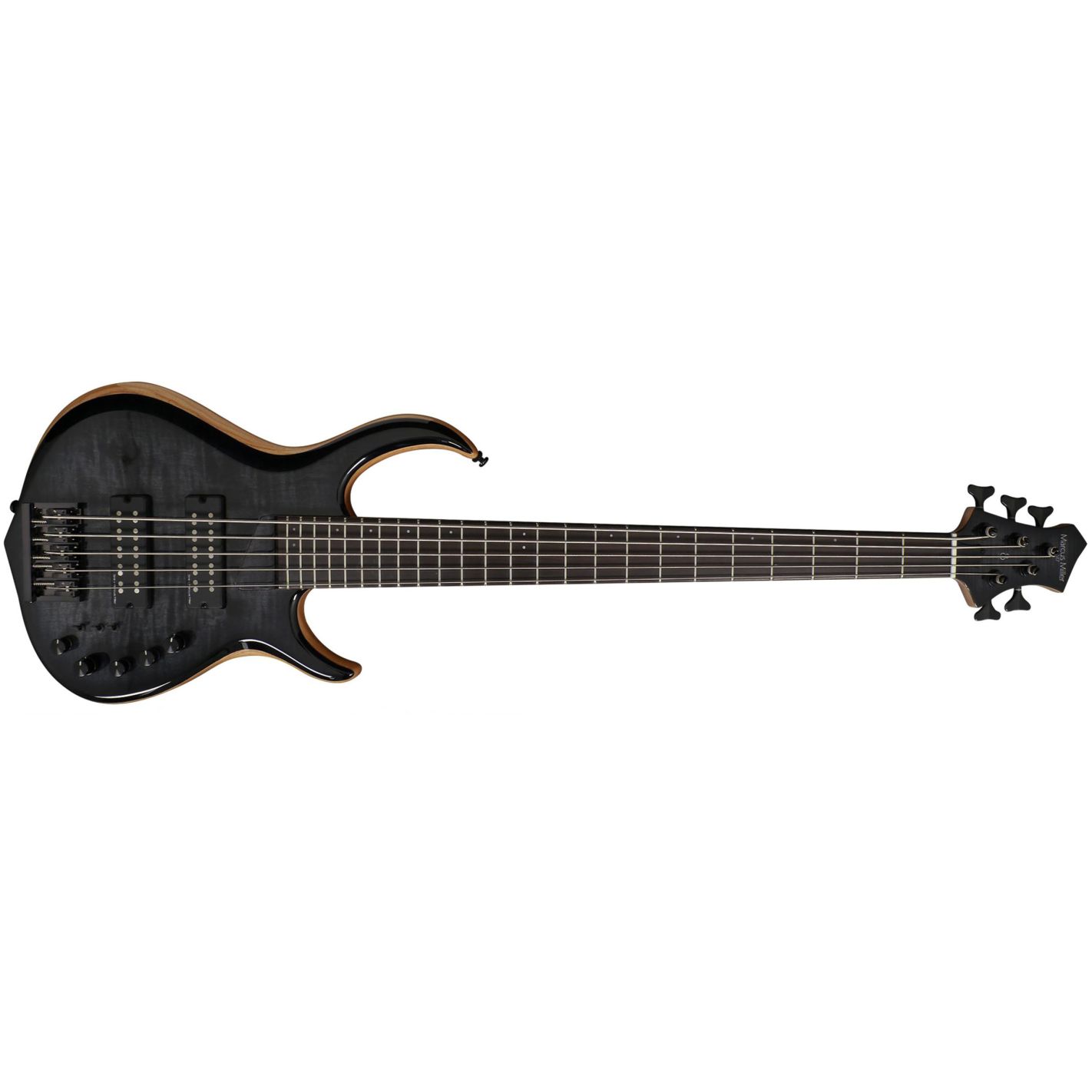 MARCUS MILLER SIRE M7 SWAMP ASH-5 TRANSPARENT BLACK 2ND GEN