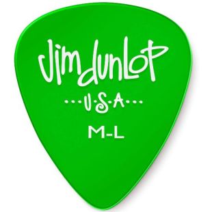 JIM DUNLOP GELS GREEN MEDIUM LIGHT PICK 486-ML