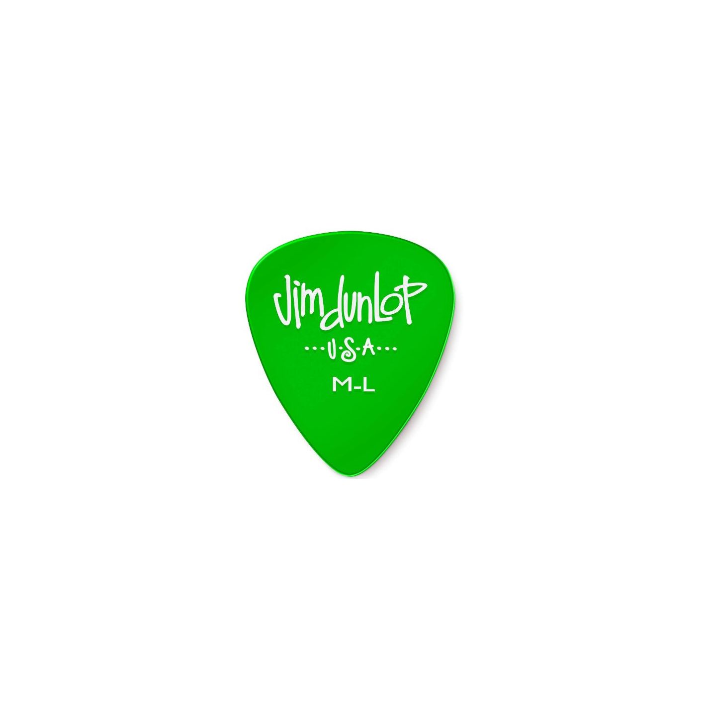 JIM DUNLOP GELS GREEN MEDIUM LIGHT PICK 486-ML