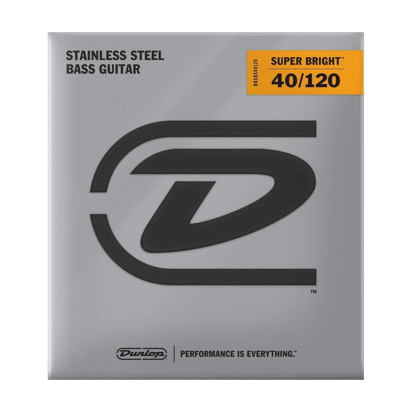 JIM DUNLOP BASS 5 SUPER BRIGHT STAINLESS STEEL 40-120