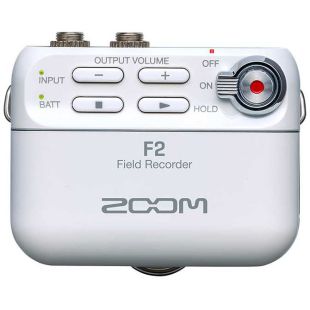 ZOOM F2 WHITE FIELD RECORDER