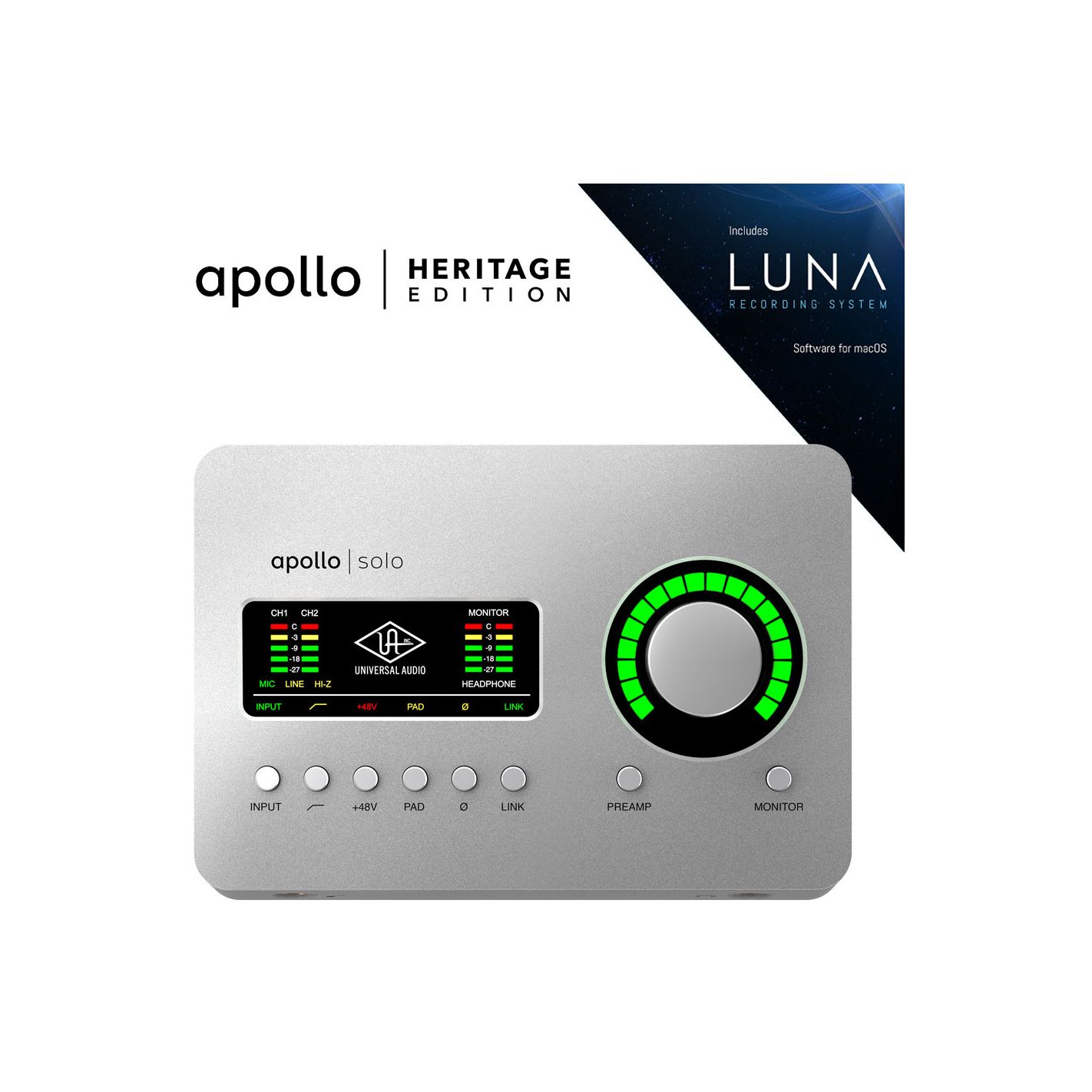 UNIVERSAL AUDIO APOLLO SOLO TB3 HERITAGE