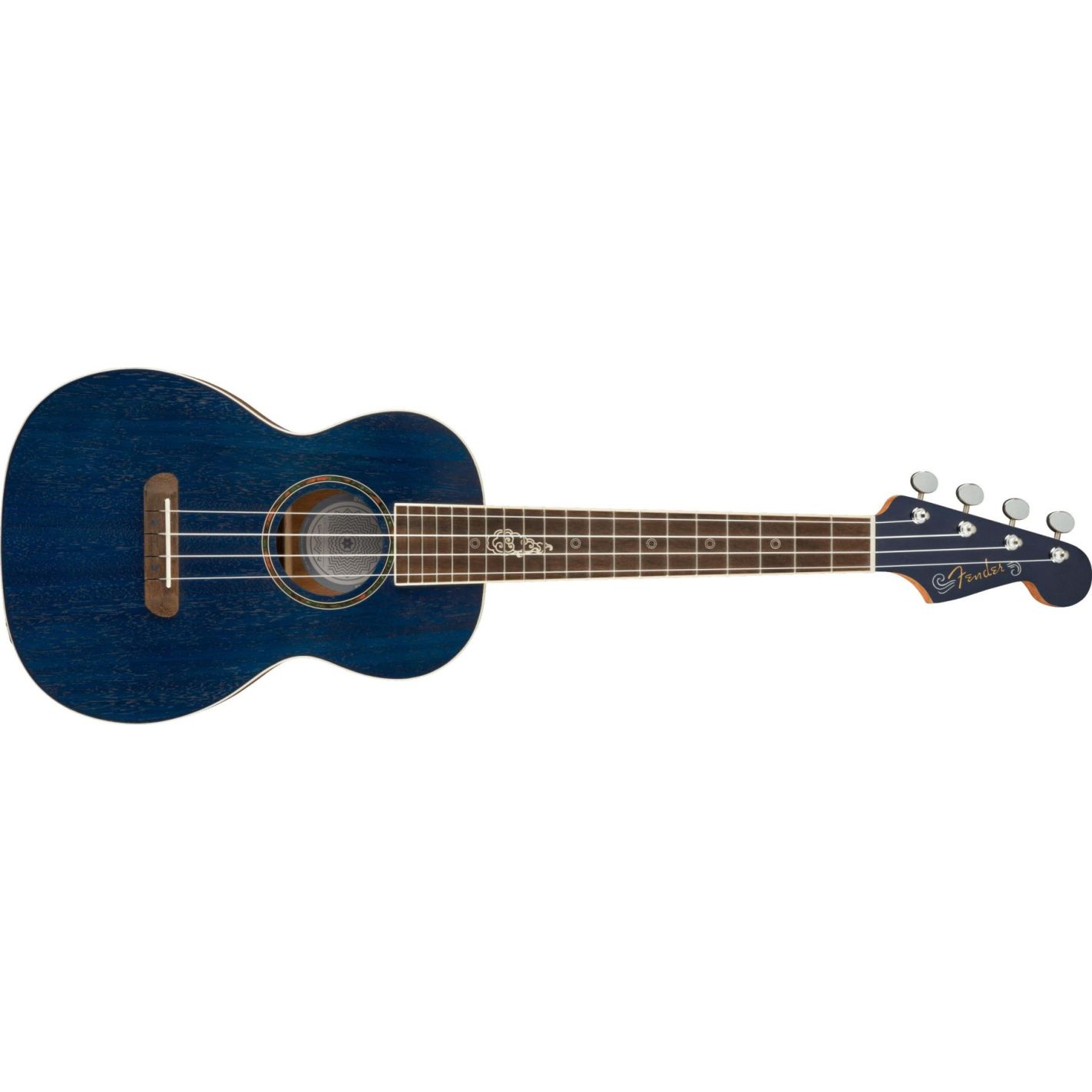 FENDER DHANI HARRISON UKE SAPPHIRE BLUE TRANSPARENT