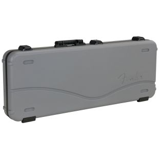 FENDER DELUXE MOLDED STRAT TELE CASE SILVER BLUE