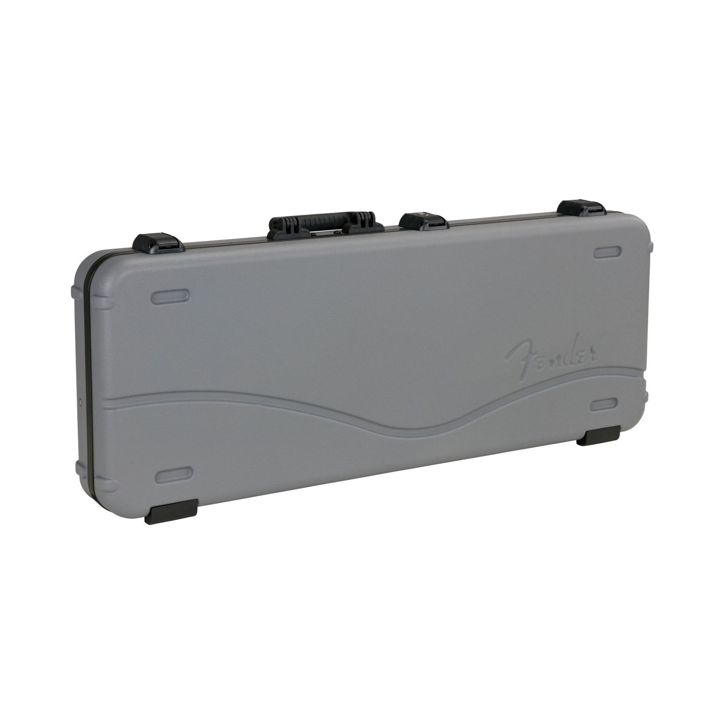 FENDER DELUXE MOLDED STRAT TELE CASE SILVER BLUE