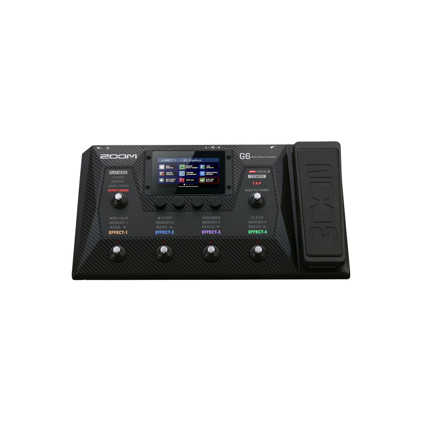ZOOM G6 MULTI-EFFECTS PROCESSOR