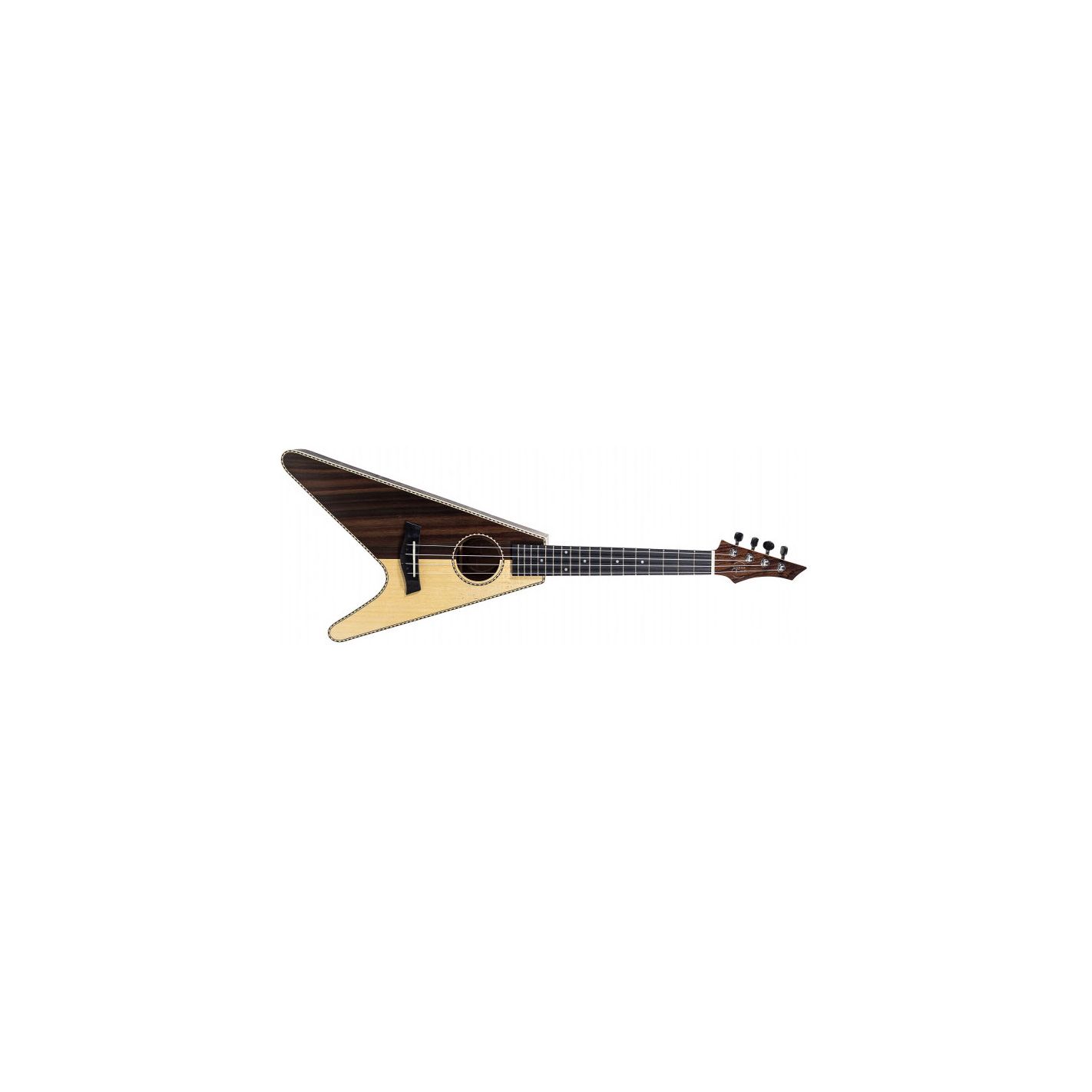 BONES GUITARS UKELELE TENOR BONES SP380T ARCE EBANO SOLIDO