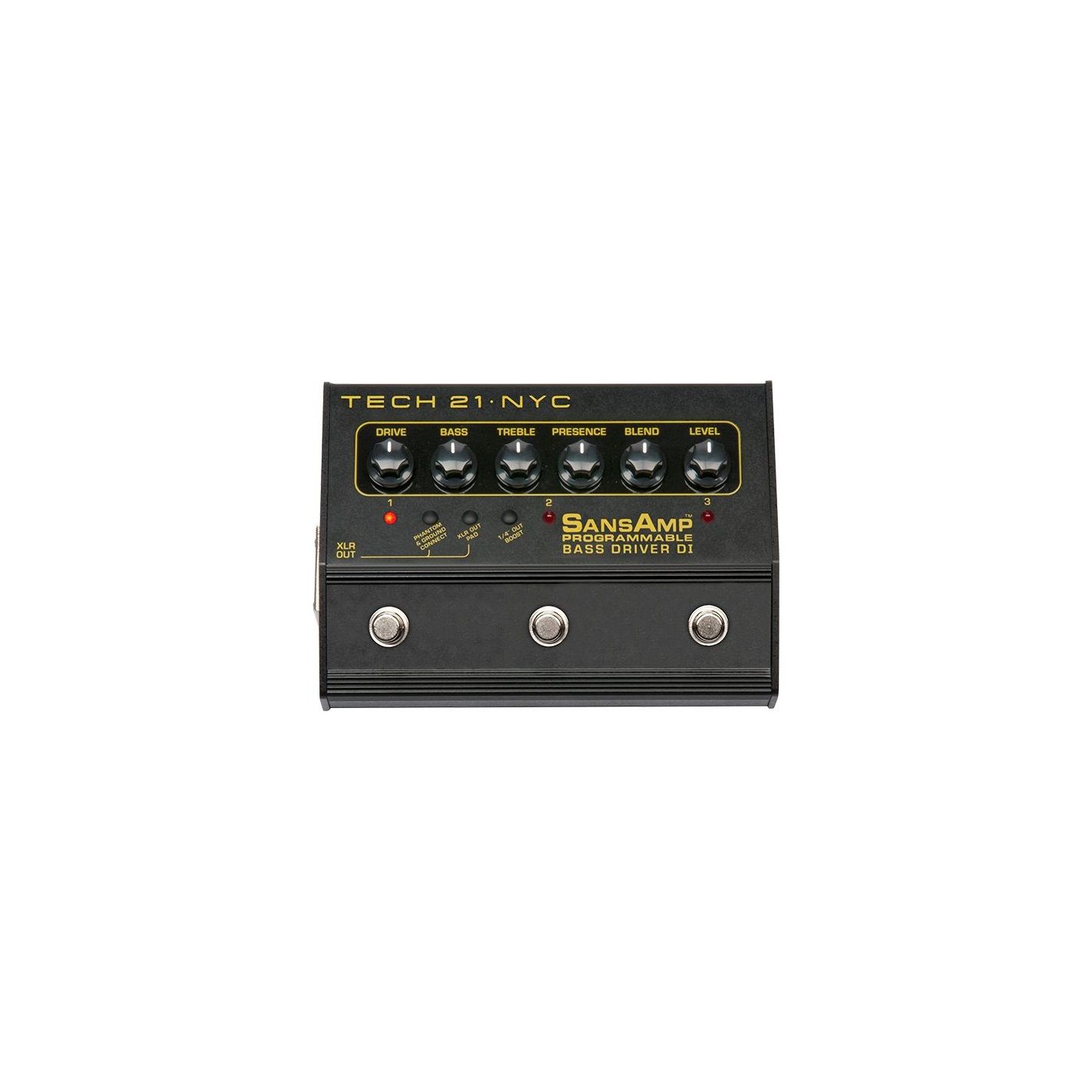 TECH 21 SANSAMP BASS DRIVER DI PROGRAMMABLE
