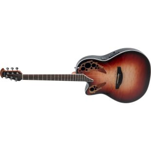 OVATION CE44LX-1R LH ELITE PLUS RUBY BURST