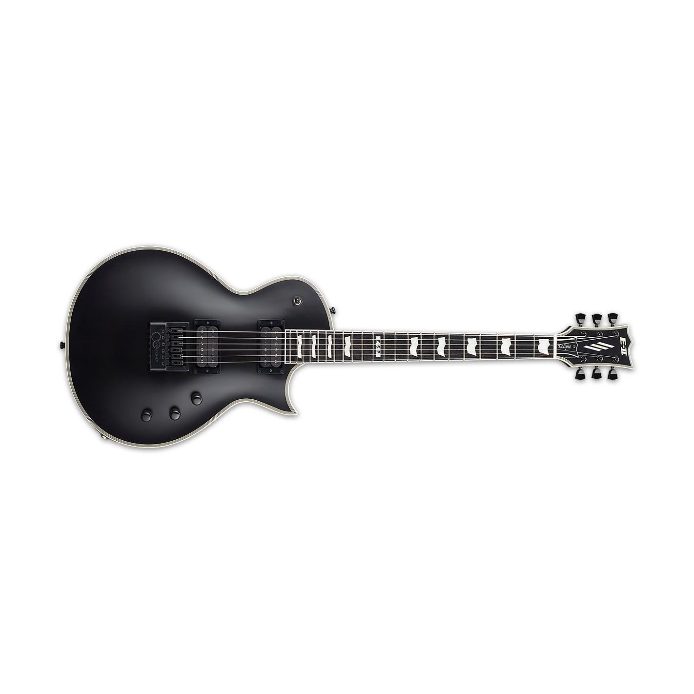 ESP E-II ECLIPSE EVERTUNE BLACK SATIN
